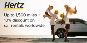 Enjoy up to 1,500 Royal Orchid Plus Miles and 10% off with HERTZ worldwide