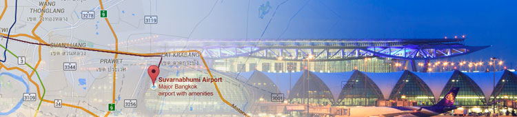 Auvarnabhumi Airport Map Image