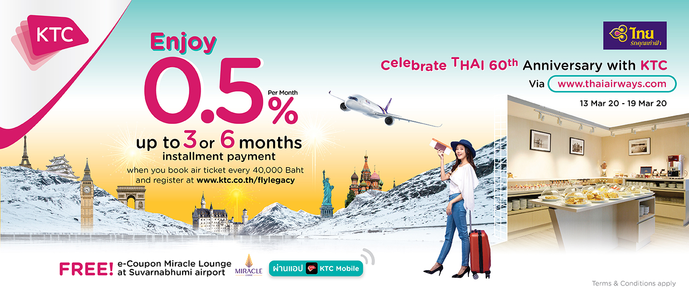 CoPromotion with KTC Promotions Thai Airways