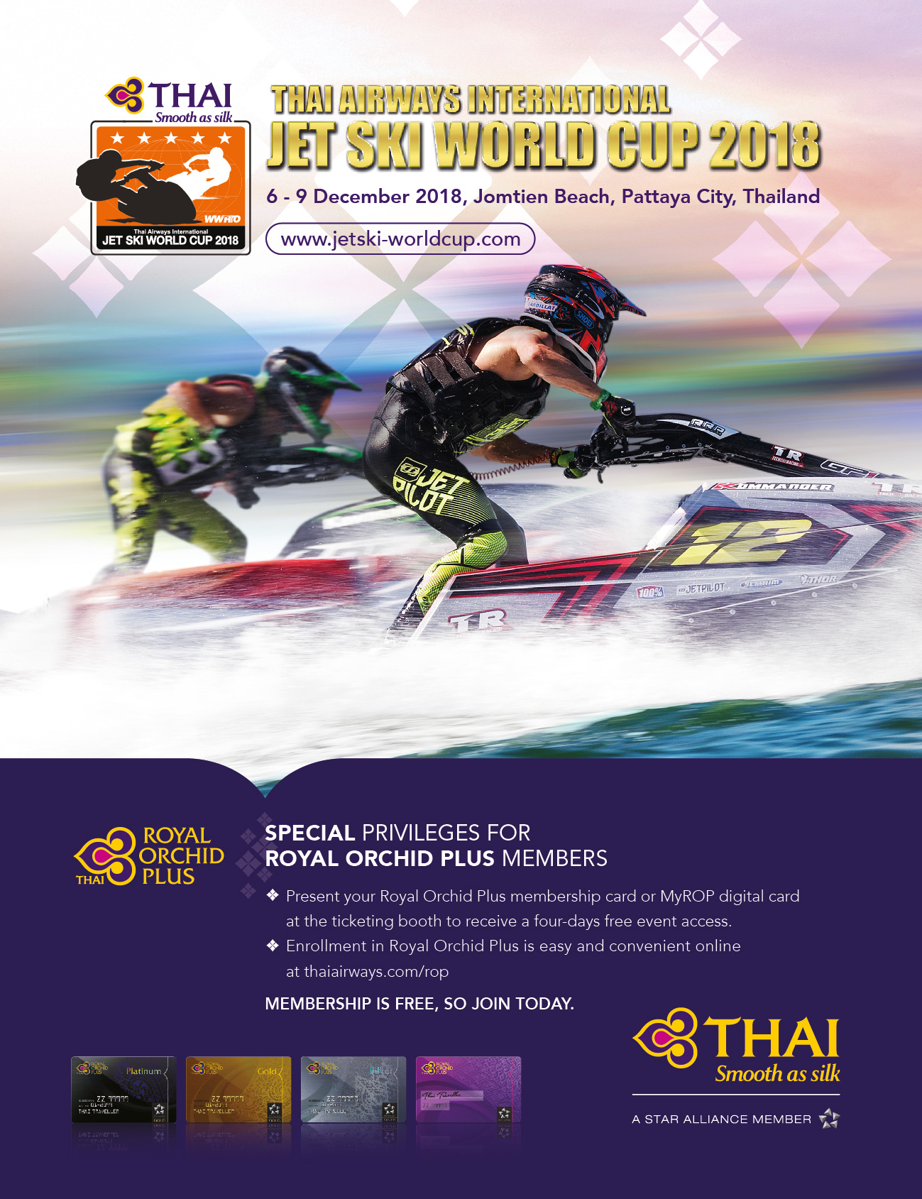 THAI Airways International Jet Ski World Cup 2018